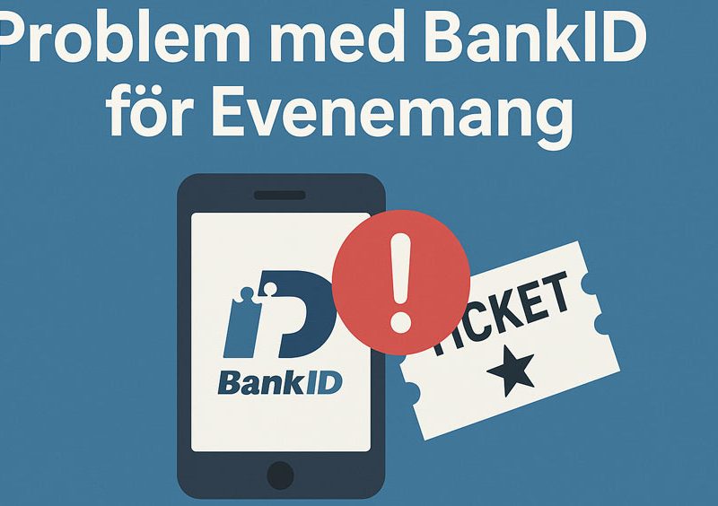 Information om pågående driftstörning – BankID